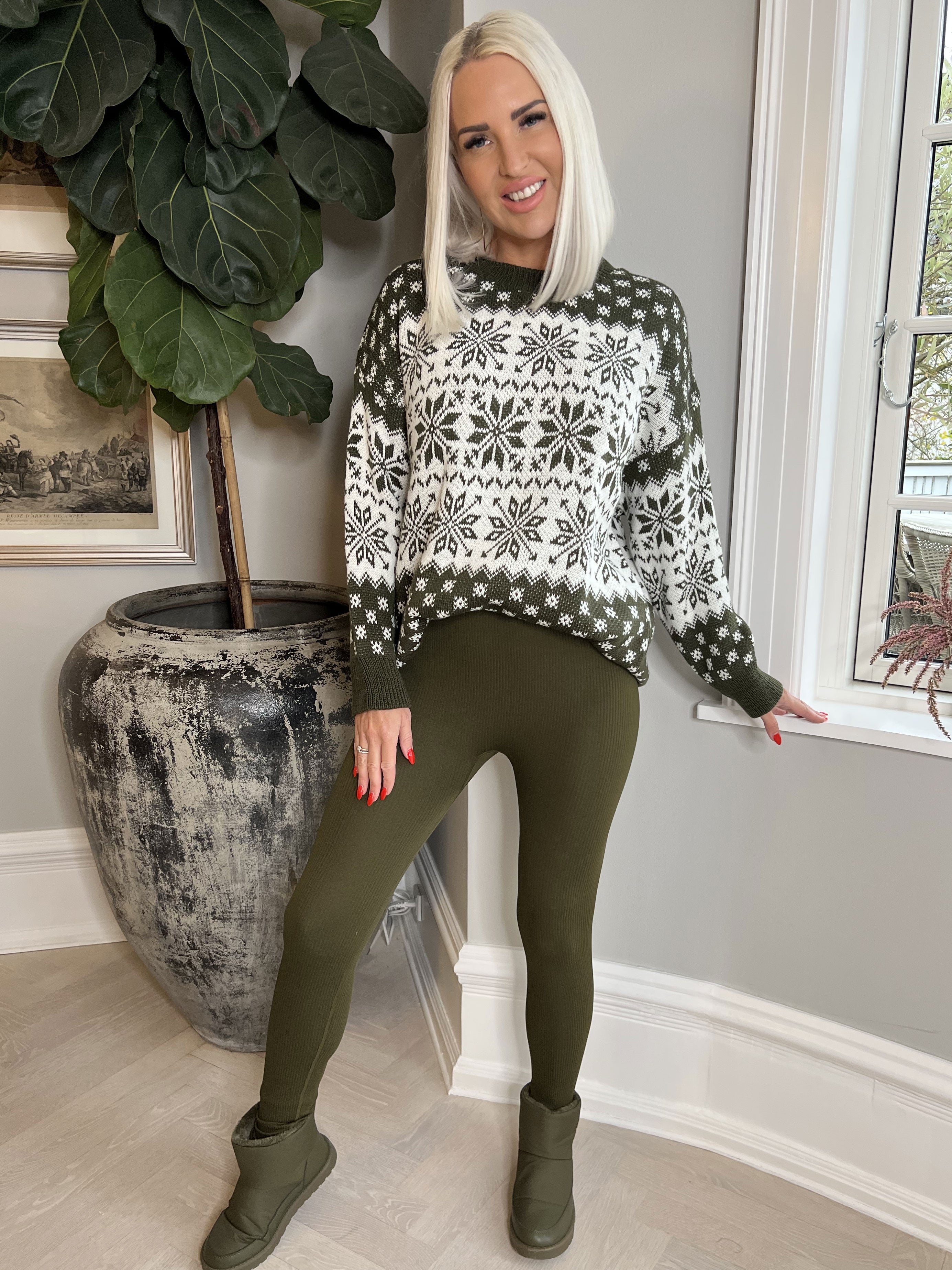 Laura - Elastiske højtaljede leggings